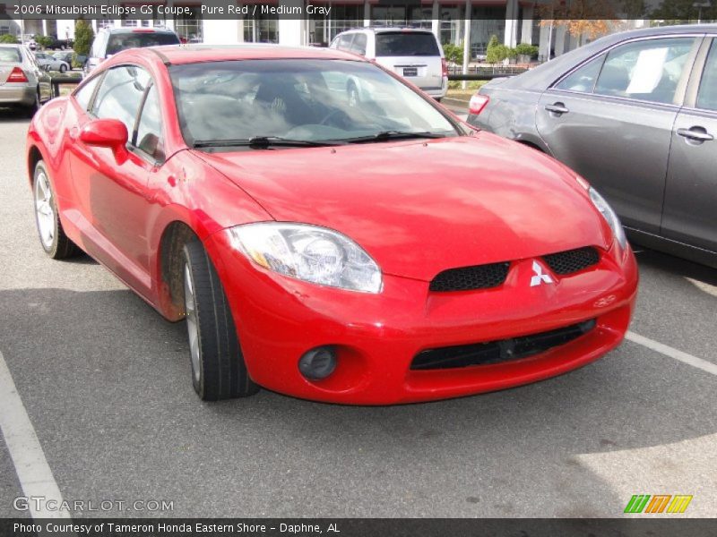 Pure Red / Medium Gray 2006 Mitsubishi Eclipse GS Coupe