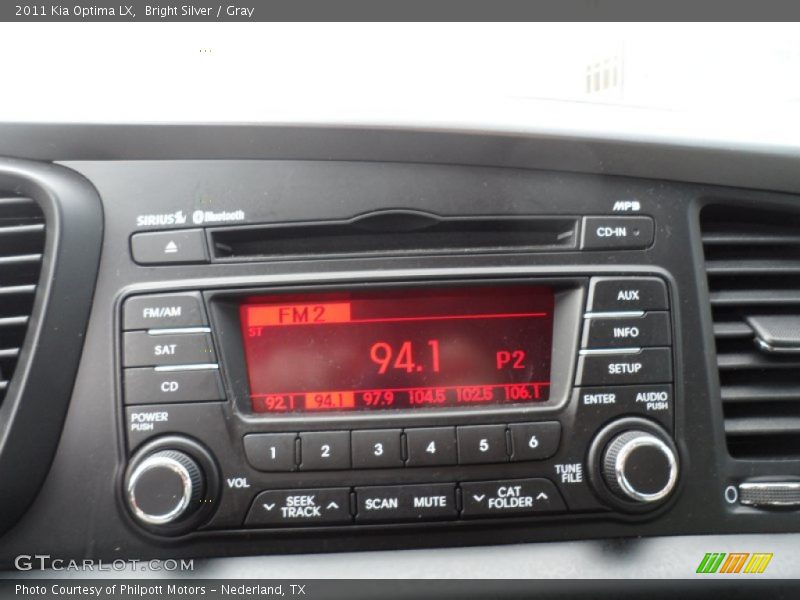 Bright Silver / Gray 2011 Kia Optima LX