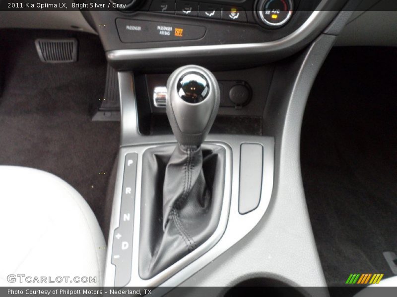  2011 Optima LX 6 Speed Sportmatic Automatic Shifter