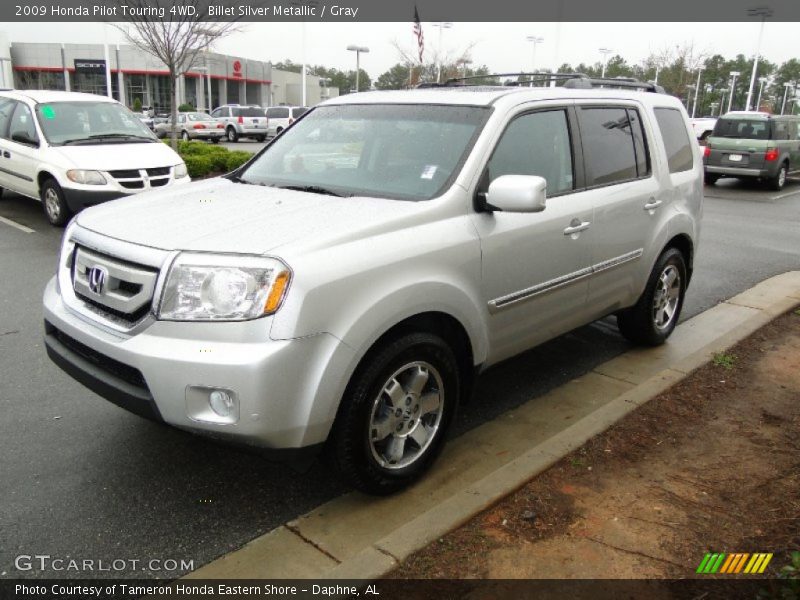 Billet Silver Metallic / Gray 2009 Honda Pilot Touring 4WD