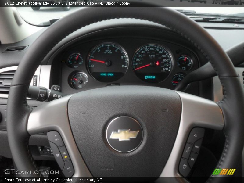 Black / Ebony 2012 Chevrolet Silverado 1500 LTZ Extended Cab 4x4