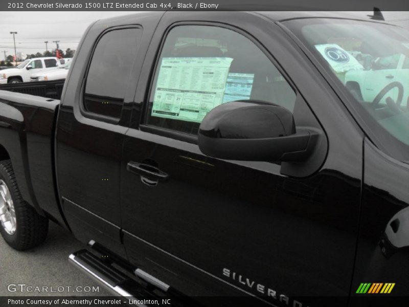 Black / Ebony 2012 Chevrolet Silverado 1500 LTZ Extended Cab 4x4