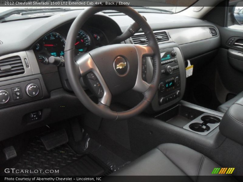 Black / Ebony 2012 Chevrolet Silverado 1500 LTZ Extended Cab 4x4