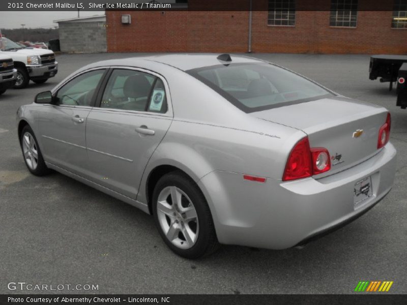 Silver Ice Metallic / Titanium 2012 Chevrolet Malibu LS