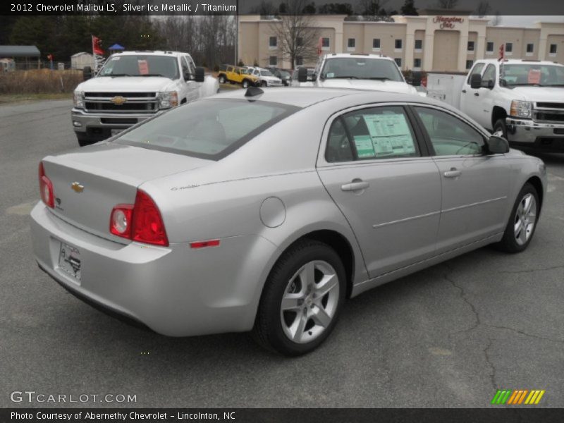 Silver Ice Metallic / Titanium 2012 Chevrolet Malibu LS