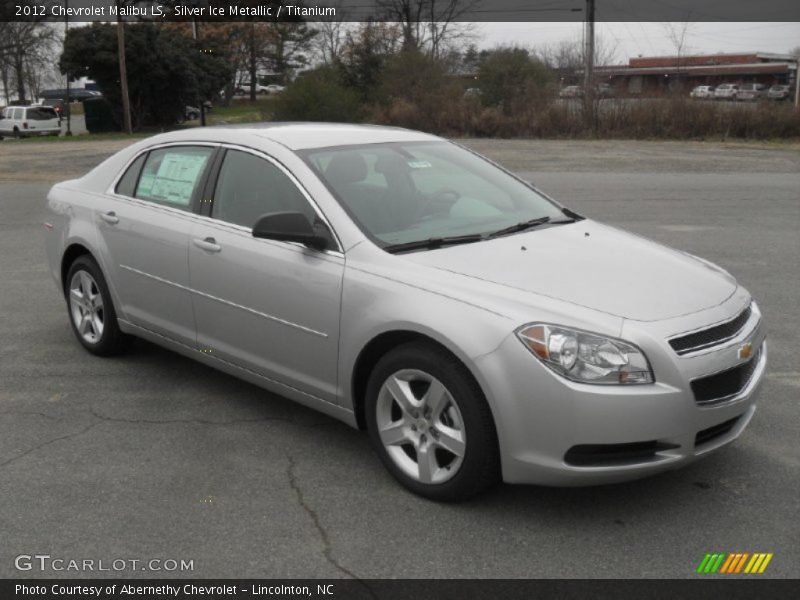 Silver Ice Metallic / Titanium 2012 Chevrolet Malibu LS