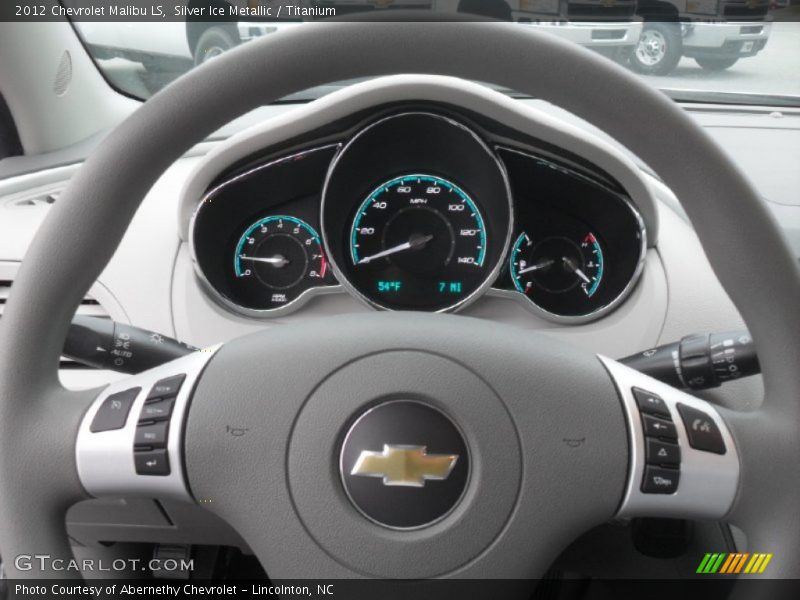 Silver Ice Metallic / Titanium 2012 Chevrolet Malibu LS