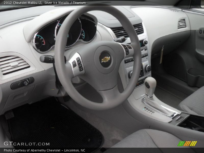 Silver Ice Metallic / Titanium 2012 Chevrolet Malibu LS