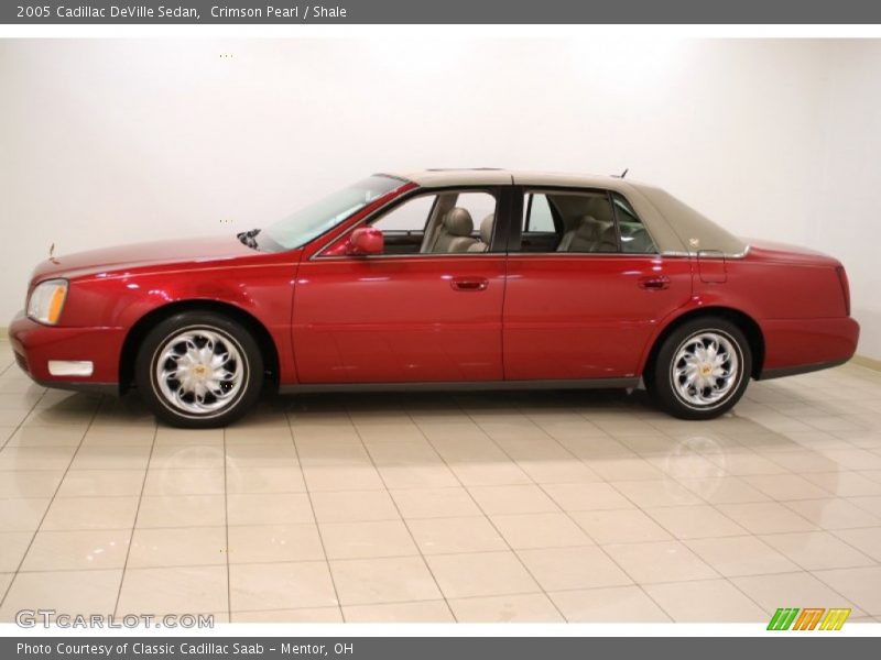 Crimson Pearl / Shale 2005 Cadillac DeVille Sedan