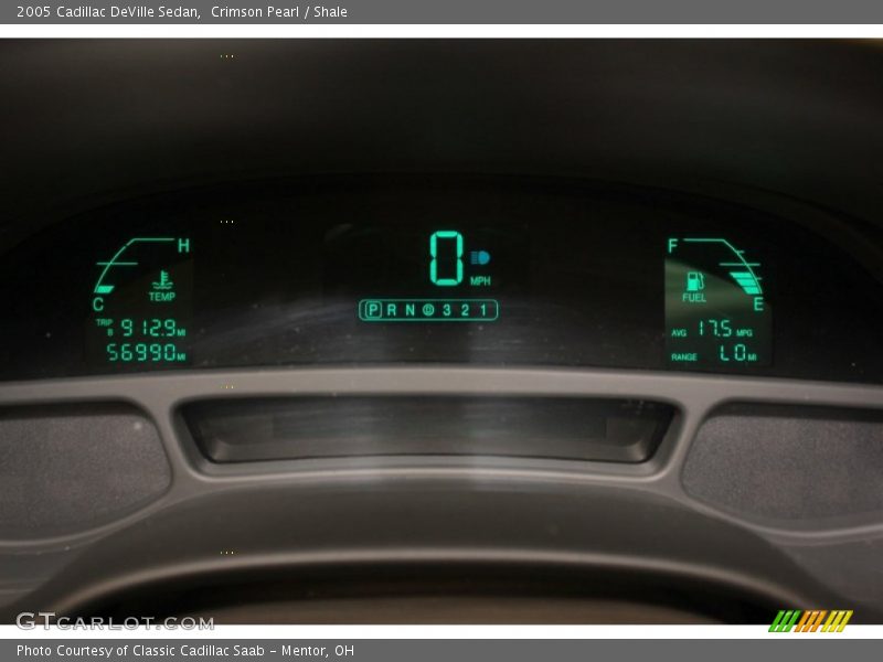 Crimson Pearl / Shale 2005 Cadillac DeVille Sedan