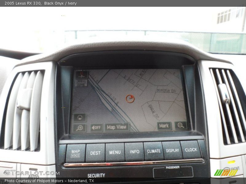 Black Onyx / Ivory 2005 Lexus RX 330