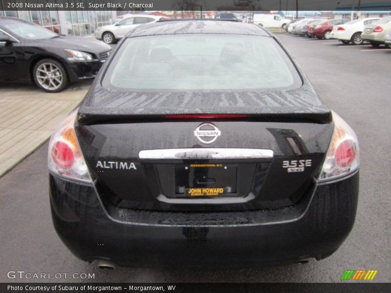 Super Black / Charcoal 2008 Nissan Altima 3.5 SE