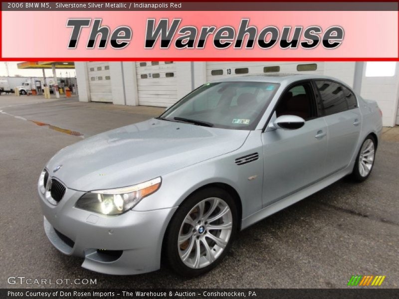 Silverstone Silver Metallic / Indianapolis Red 2006 BMW M5