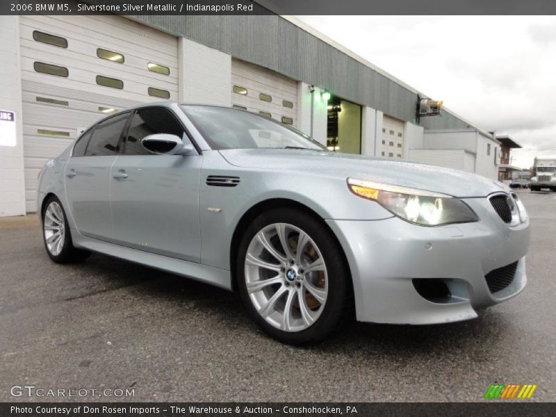 Silverstone Silver Metallic / Indianapolis Red 2006 BMW M5