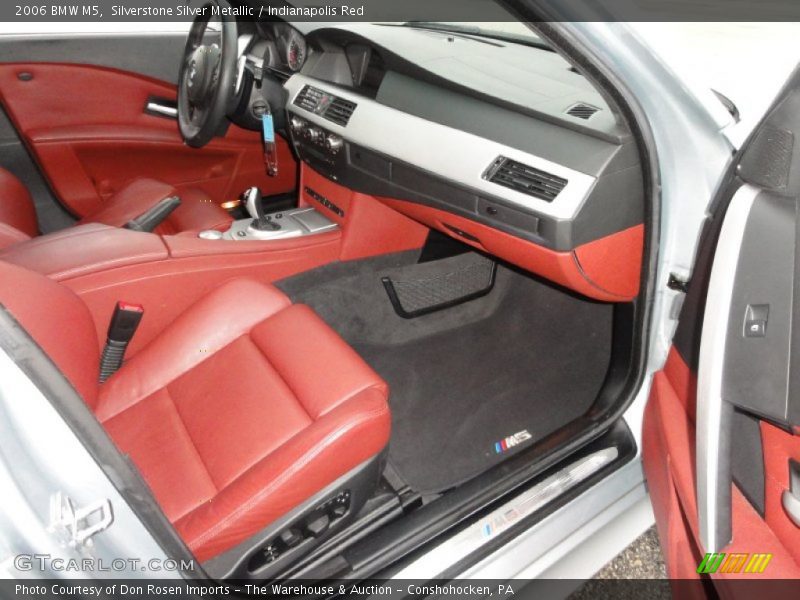 Silverstone Silver Metallic / Indianapolis Red 2006 BMW M5