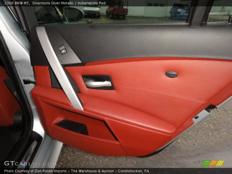 Silverstone Silver Metallic / Indianapolis Red 2006 BMW M5