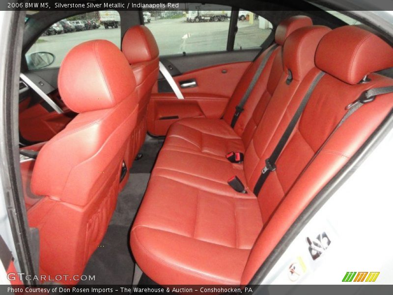 Silverstone Silver Metallic / Indianapolis Red 2006 BMW M5