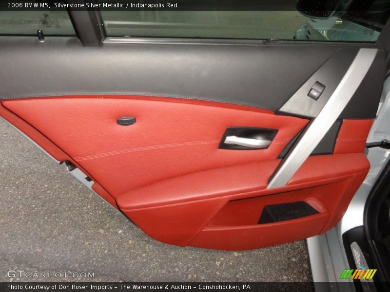 Silverstone Silver Metallic / Indianapolis Red 2006 BMW M5