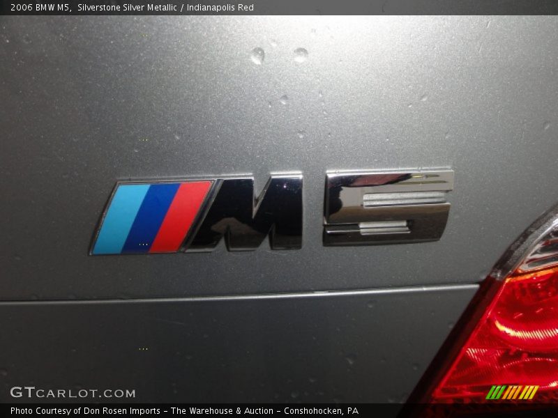 Silverstone Silver Metallic / Indianapolis Red 2006 BMW M5