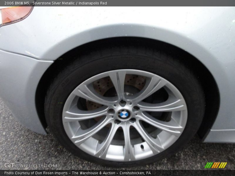 Silverstone Silver Metallic / Indianapolis Red 2006 BMW M5