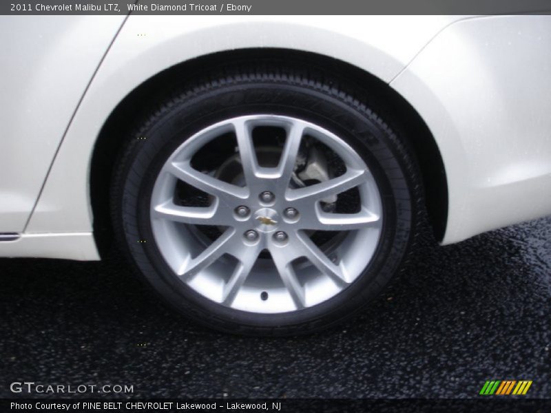 White Diamond Tricoat / Ebony 2011 Chevrolet Malibu LTZ