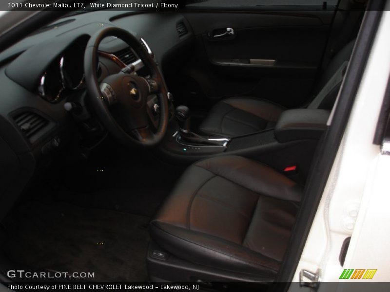 White Diamond Tricoat / Ebony 2011 Chevrolet Malibu LTZ