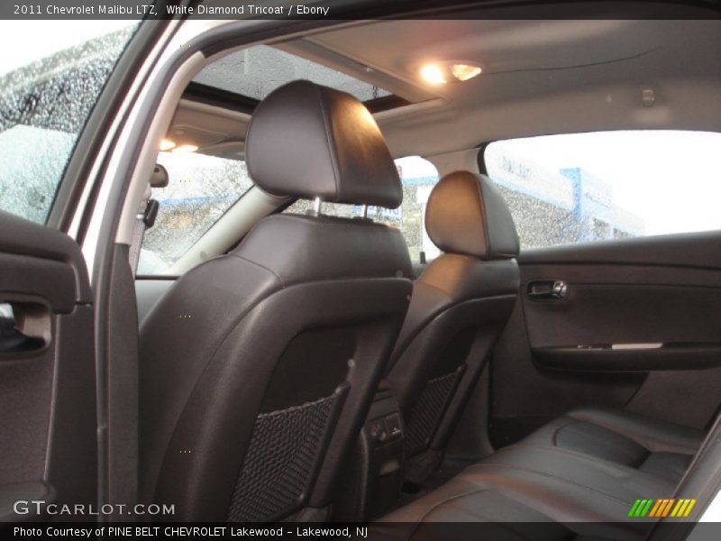 White Diamond Tricoat / Ebony 2011 Chevrolet Malibu LTZ