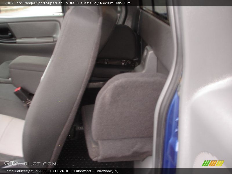 Vista Blue Metallic / Medium Dark Flint 2007 Ford Ranger Sport SuperCab