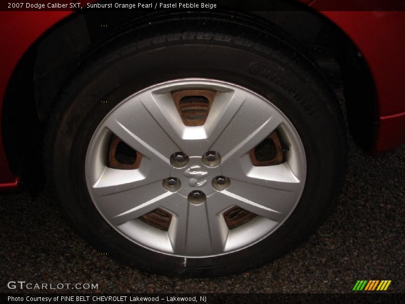 Sunburst Orange Pearl / Pastel Pebble Beige 2007 Dodge Caliber SXT