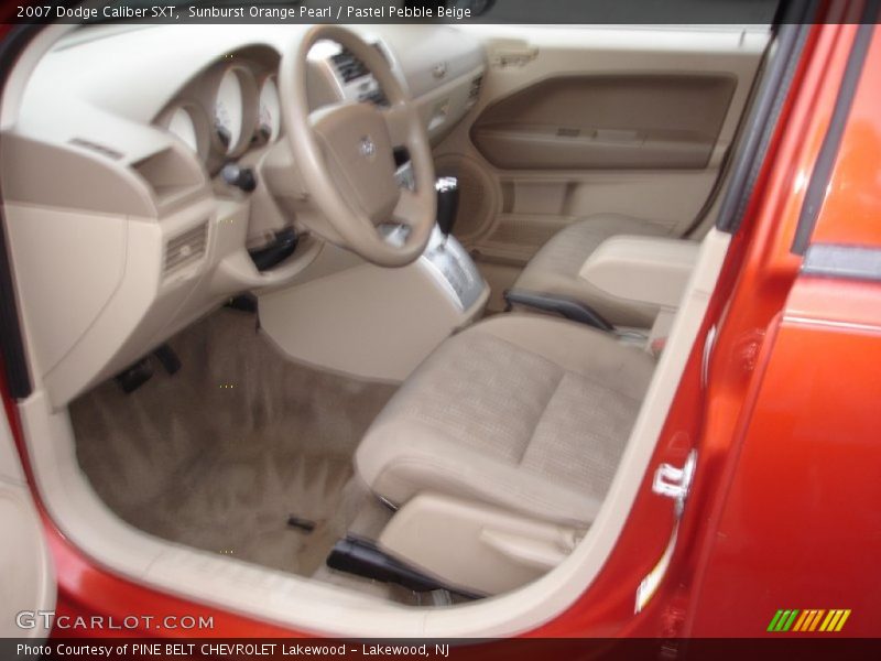 Sunburst Orange Pearl / Pastel Pebble Beige 2007 Dodge Caliber SXT