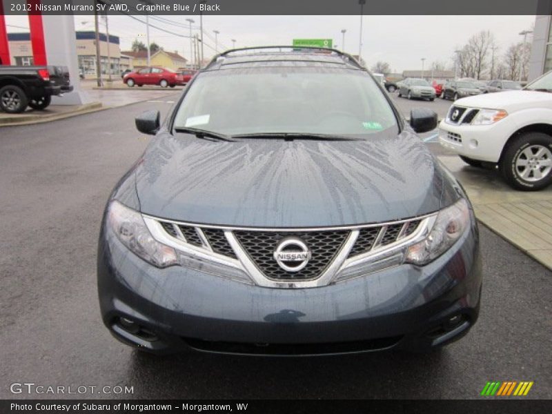 Graphite Blue / Black 2012 Nissan Murano SV AWD