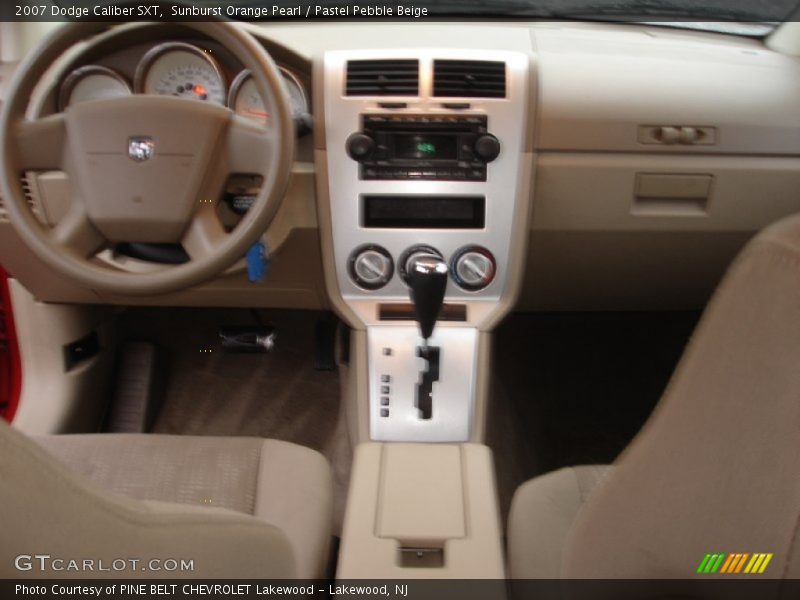 Sunburst Orange Pearl / Pastel Pebble Beige 2007 Dodge Caliber SXT