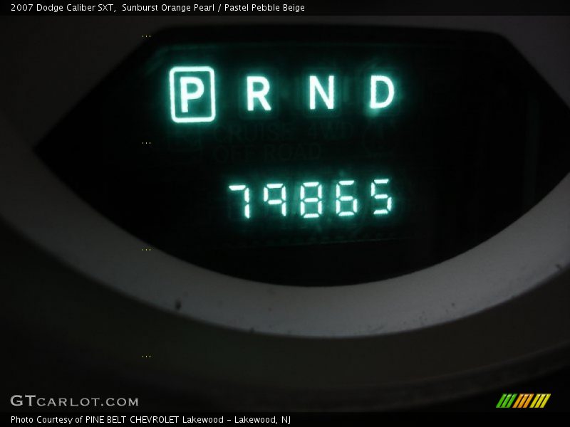 Sunburst Orange Pearl / Pastel Pebble Beige 2007 Dodge Caliber SXT