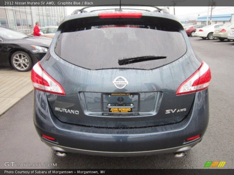 Graphite Blue / Black 2012 Nissan Murano SV AWD