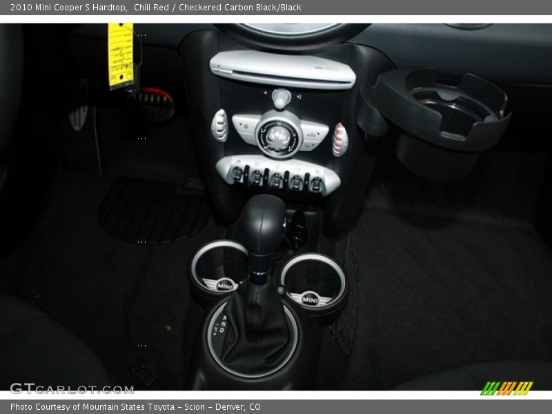 Chili Red / Checkered Carbon Black/Black 2010 Mini Cooper S Hardtop