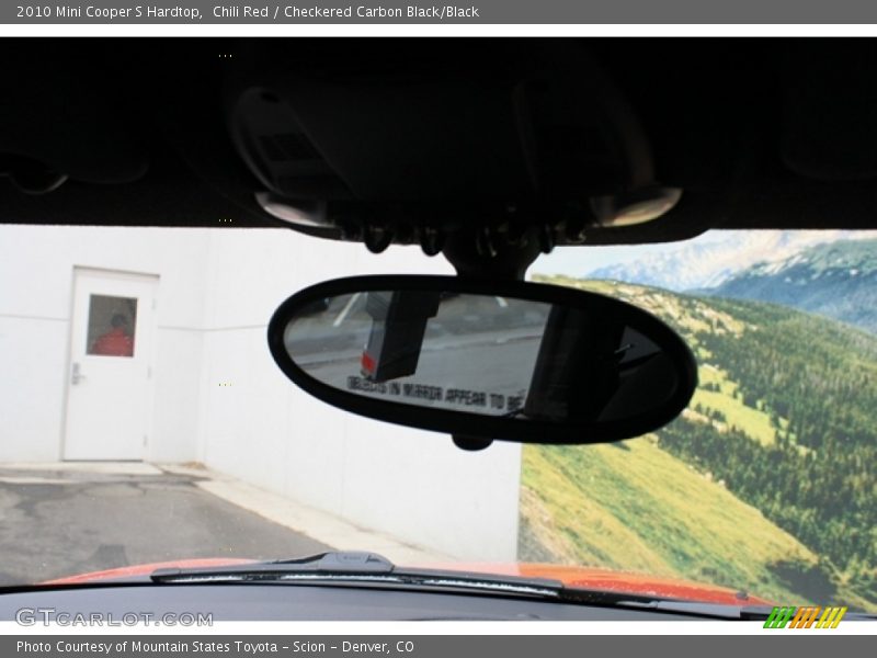 Chili Red / Checkered Carbon Black/Black 2010 Mini Cooper S Hardtop