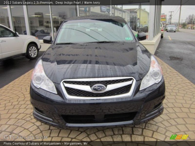 Deep Indigo Pearl / Warm Ivory 2012 Subaru Legacy 2.5i Premium