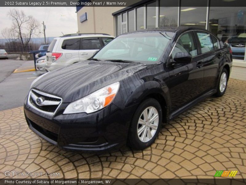 Deep Indigo Pearl / Warm Ivory 2012 Subaru Legacy 2.5i Premium