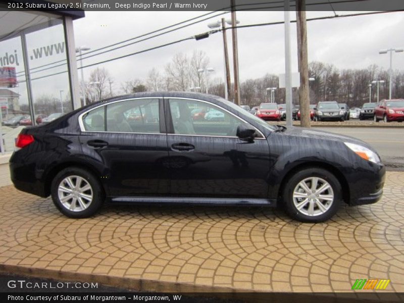 Deep Indigo Pearl / Warm Ivory 2012 Subaru Legacy 2.5i Premium