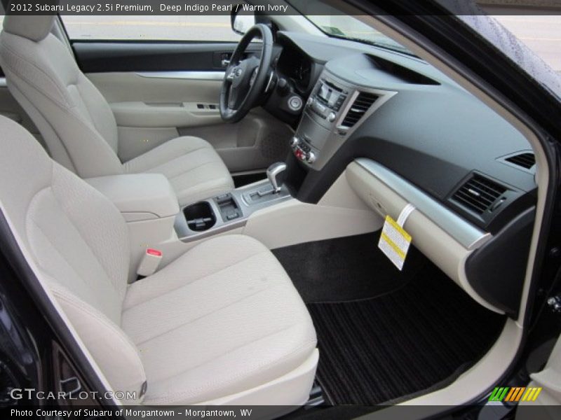 Deep Indigo Pearl / Warm Ivory 2012 Subaru Legacy 2.5i Premium