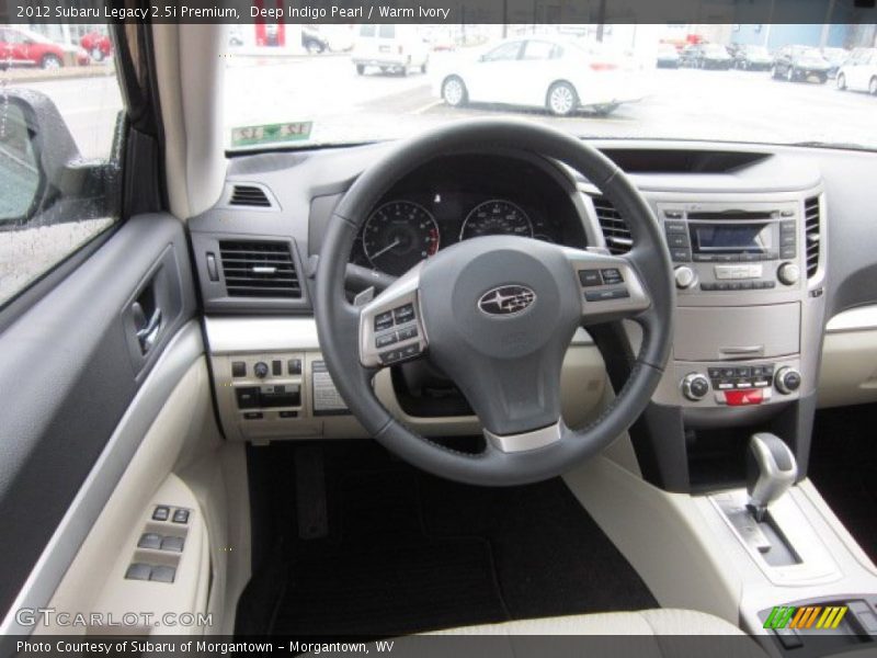 Deep Indigo Pearl / Warm Ivory 2012 Subaru Legacy 2.5i Premium