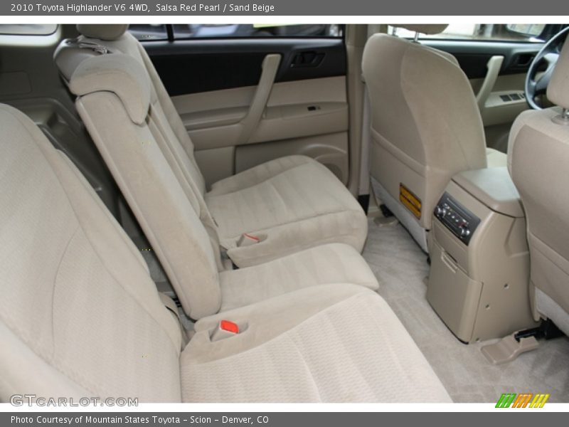 Salsa Red Pearl / Sand Beige 2010 Toyota Highlander V6 4WD