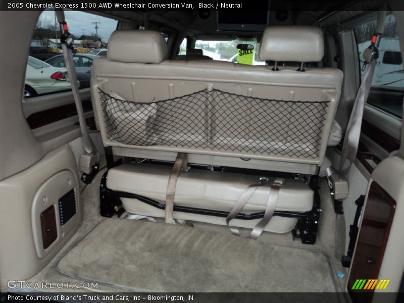 Black / Neutral 2005 Chevrolet Express 1500 AWD Wheelchair Conversion Van