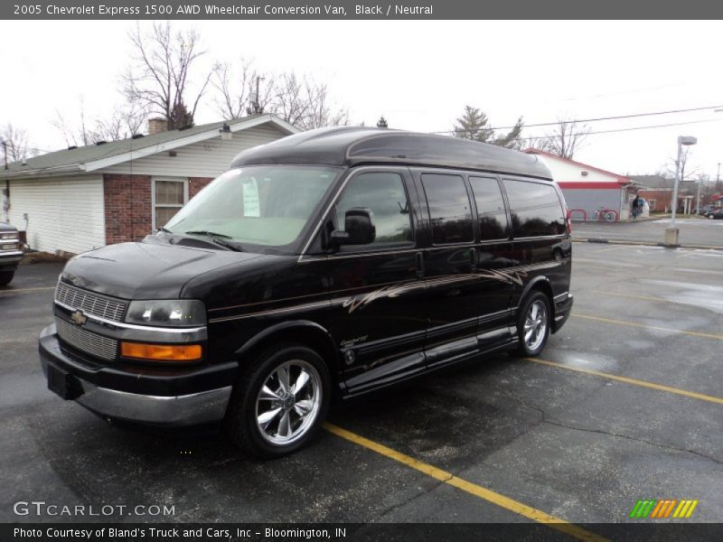 Black / Neutral 2005 Chevrolet Express 1500 AWD Wheelchair Conversion Van