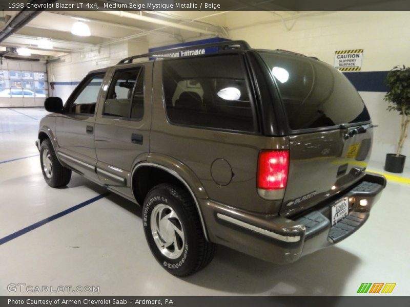 Medium Beige Mystique Metallic / Beige 1998 Chevrolet Blazer LT 4x4