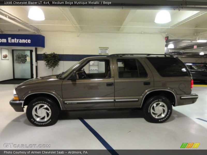 Medium Beige Mystique Metallic / Beige 1998 Chevrolet Blazer LT 4x4
