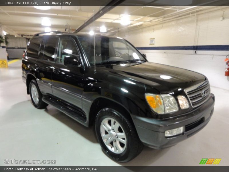 Black Onyx / Gray 2004 Lexus LX 470