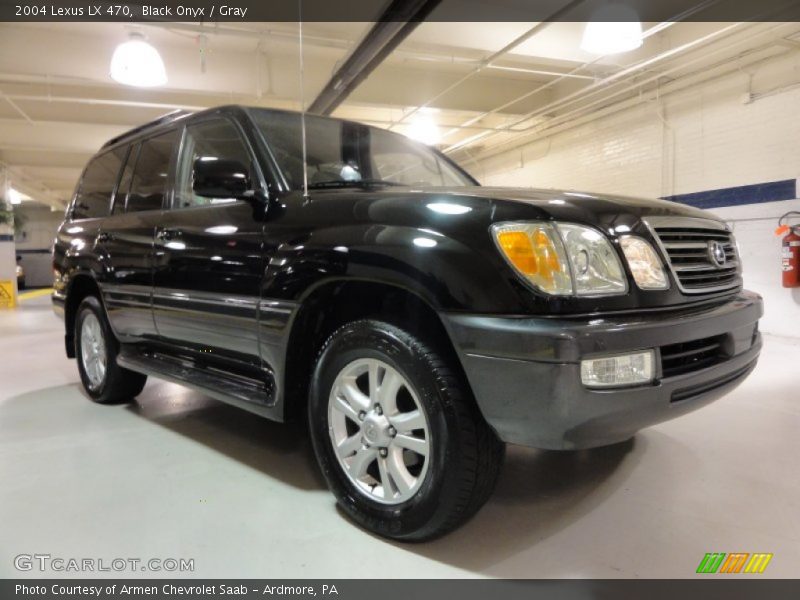 Black Onyx / Gray 2004 Lexus LX 470