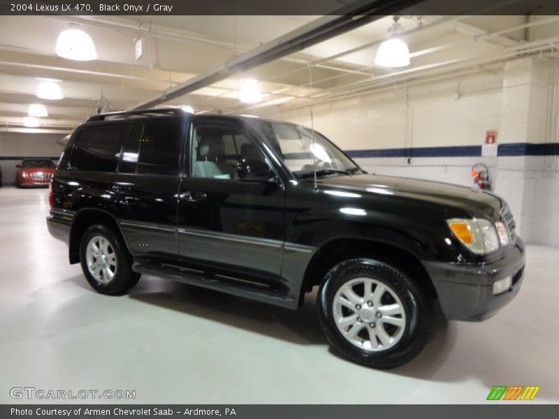 Black Onyx / Gray 2004 Lexus LX 470