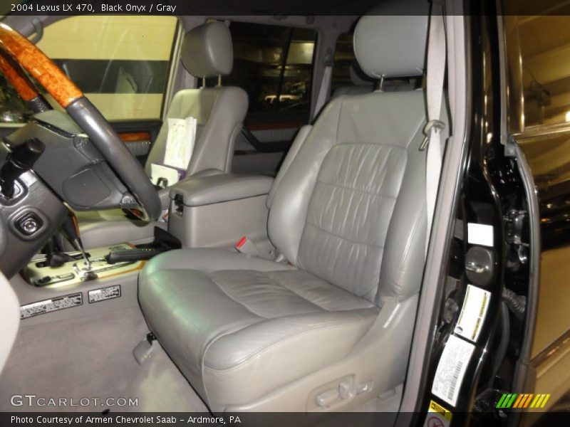 Black Onyx / Gray 2004 Lexus LX 470